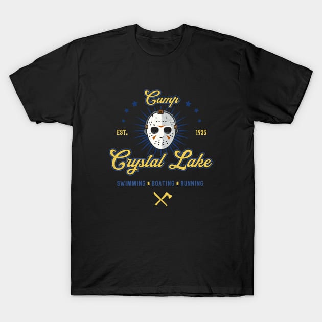 Camp Crystal Lake T-Shirt by SunsetSurf